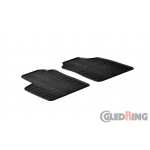 Original Gledring Passform Fußmatten Gummimatten 2 Tlg. - Fiat Panda Van 2003-2011